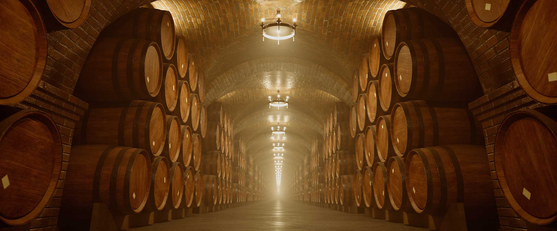 Whisky-Investment Lagerfläche mit Whisky Fässern